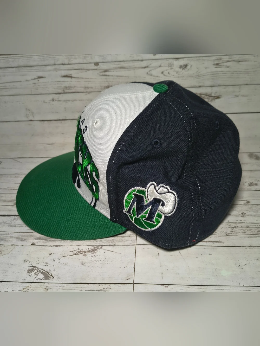'47 Brand Dallas Mavericks Hardwood Classics Snapback NBA Throwback Green‎ Navy
